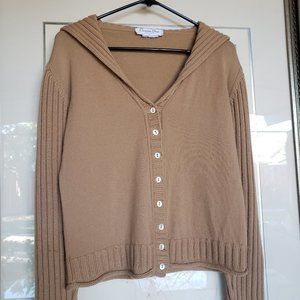 Christian Dior  Boutique Paris Camel Cardigan